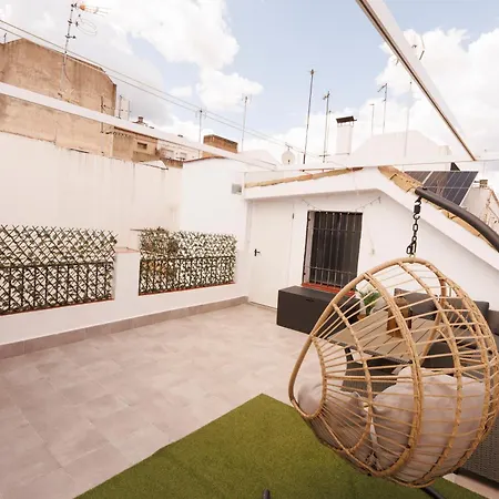 El Atico De Osario 5 Con Terraza - Great Location Oda ve Kahvaltı